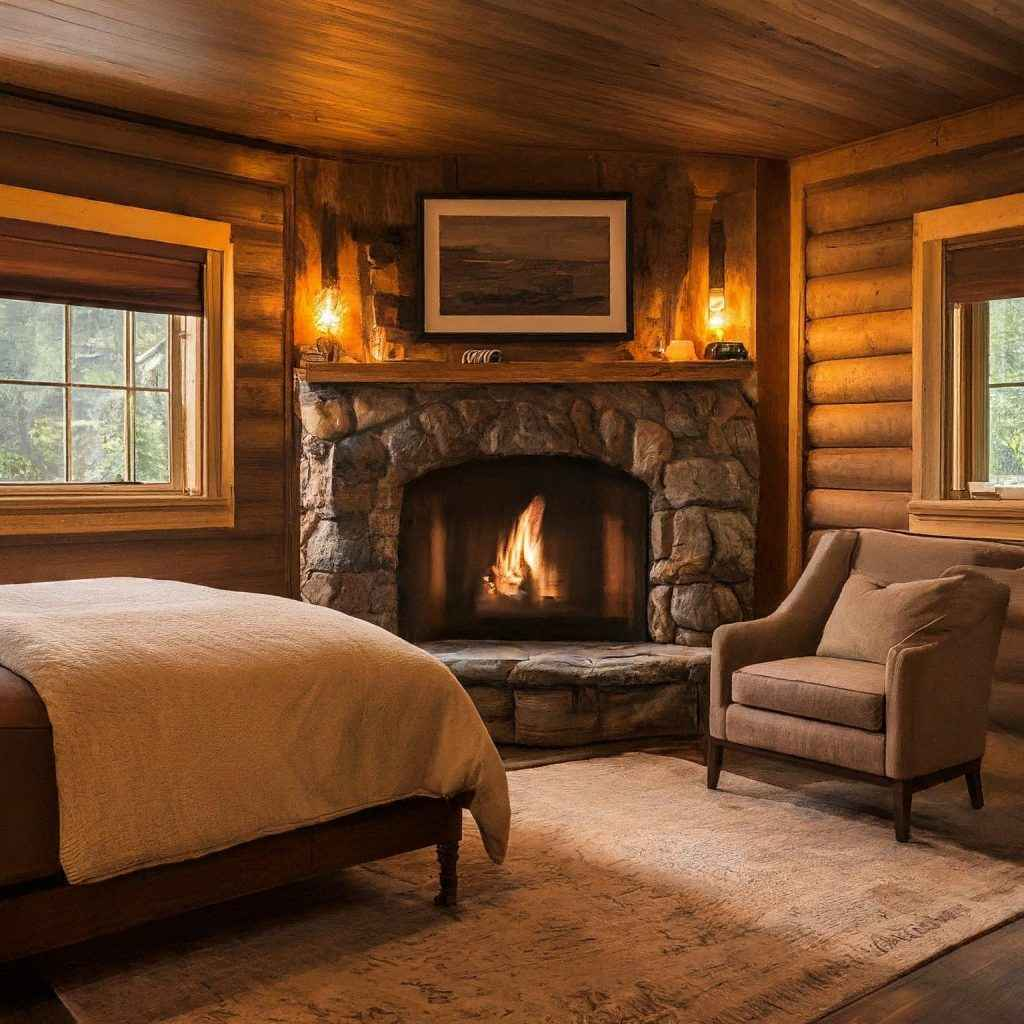 A cozy cabin aesthetic bedroom ideas