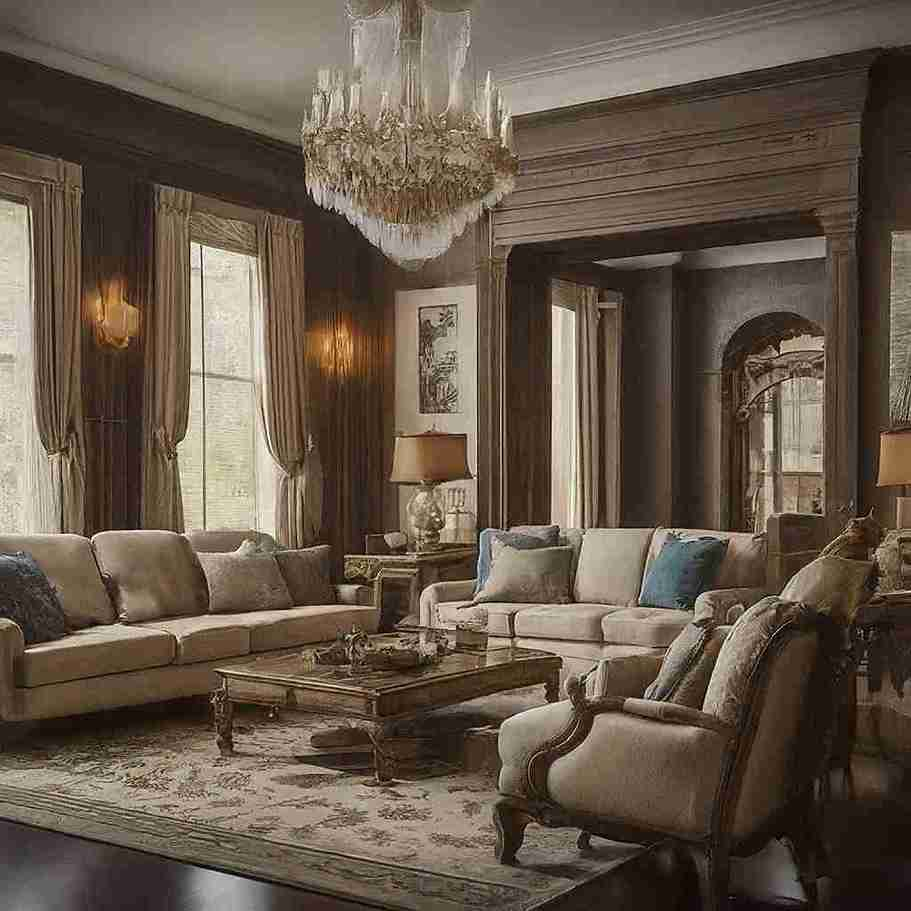 A classical aesthetic living room 