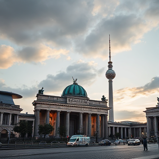 Iconic landmarks of Berlin